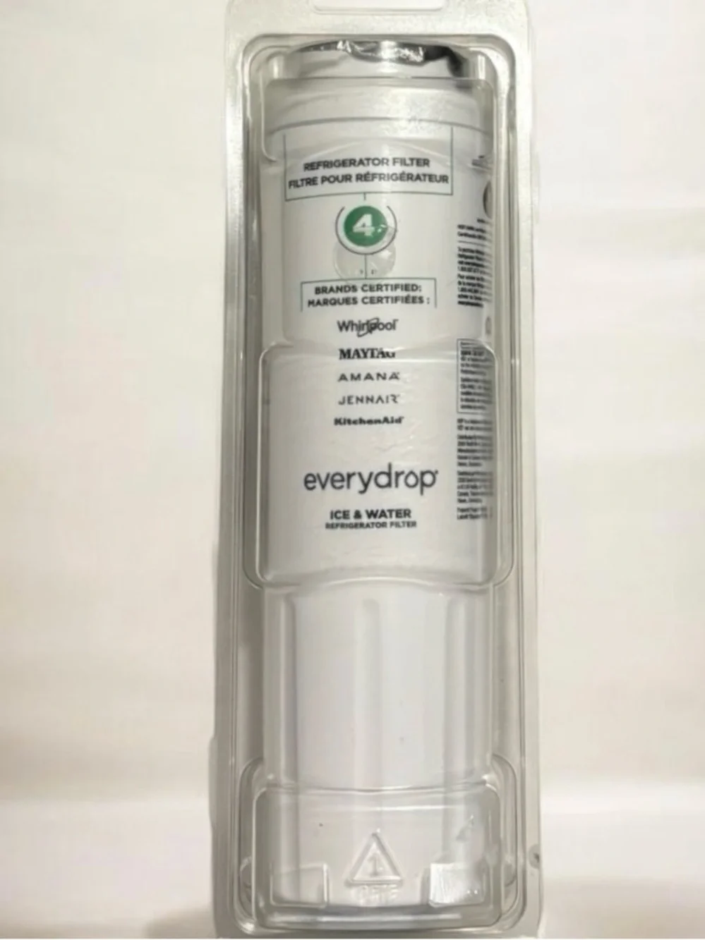 NEW Everydrop by Whirlpool Filter 4 EDR4RXD1 Genuine Refrigerator Water Filter